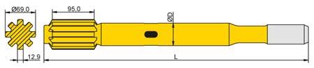 Striking Bar Tamrock T38